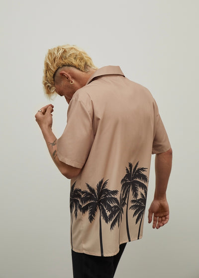 Palm Trees Short Sleeve Shirt - Pre Order
